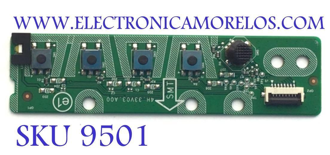 T-CON PARA MONITOR ASUS / NUMERO DE PARTE 5E2AY03002 / 4H.33V03.A00 / MODELO VG245H